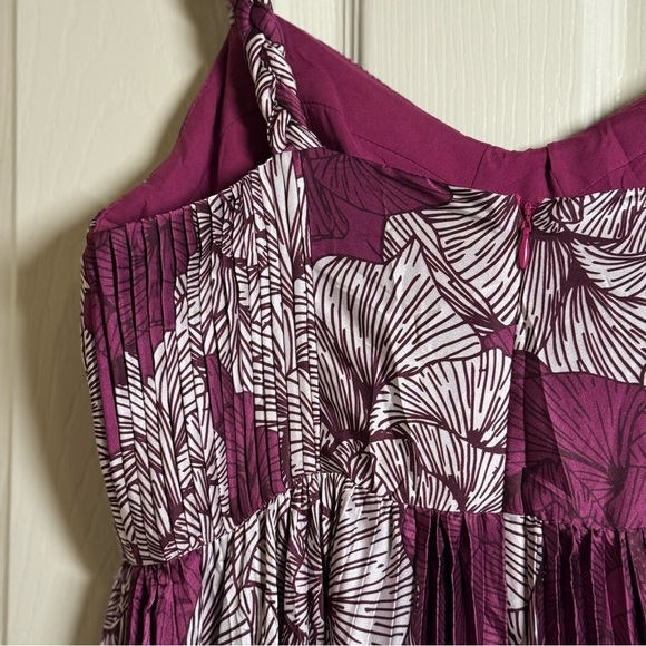 HUTCH by Anthropologie linny maxi dress in floral purple Size 8 - Picture 10 of 12